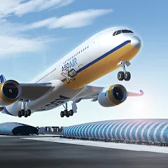 Airline Commander: Flight Game на Андроид — Мод Безлимитные деньги и топливо