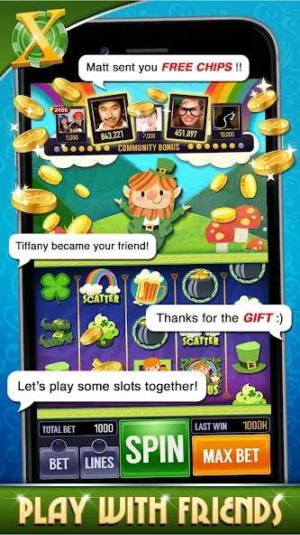 Casino X — Мод: Безлимитные монеты и бонусы — скриншот 5