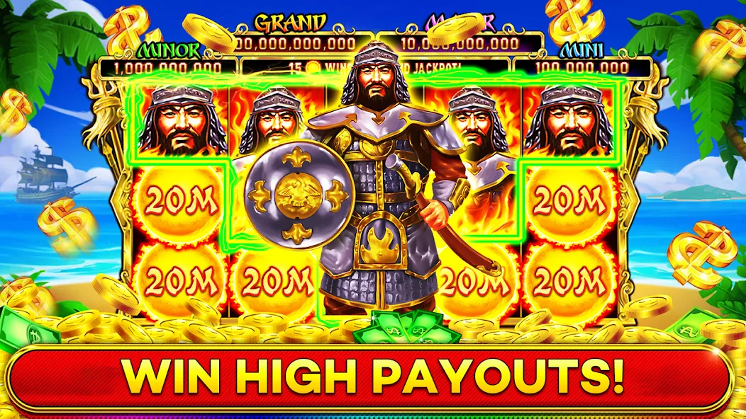 Скачать Jackpot Boom Casino Slot Games (Мод: Безлимитные монеты и бонусы) на Андроид — скриншот 2