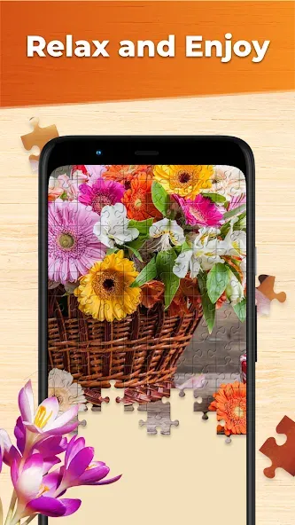 Взлом Jigsaw Puzzles HD Puzzle Games — Без рекламы и все пазлы открыты — скриншот 1 Взлом Jigsaw Puzzles HD Puzzle Games — Без рекламы и все пазлы открыты — скриншот 1