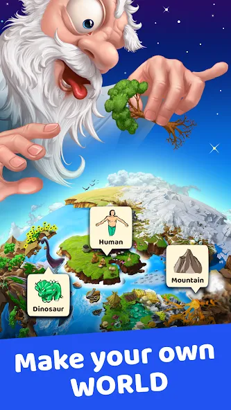 Скачать Doodle God: Infinite Alchemy на Android — Безлимитные ресурсы и все элементы открыты — скриншот 1
