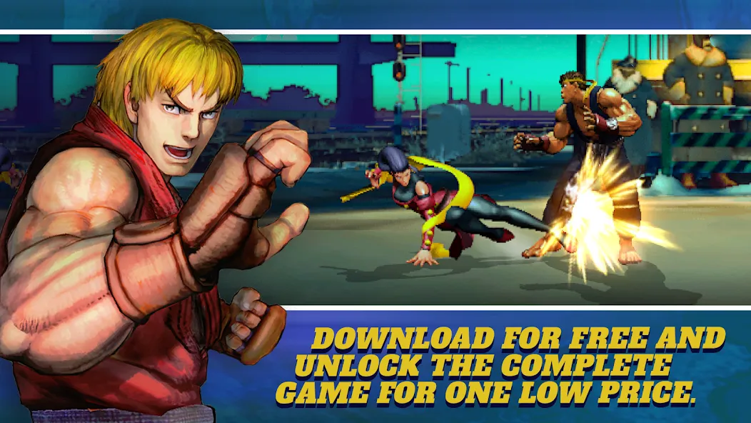 Скачать Street Fighter IV CE MOD APK — Безлимитные деньги и все бойцы открыты — скриншот 1