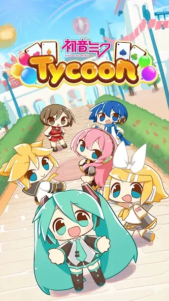 Взломанная Hatsune Miku Tycoon на Андроид — Безлимитные деньги и все улучшения — скриншот 1 Взломанная Hatsune Miku Tycoon на Андроид — Безлимитные деньги и все улучшения — скриншот 1