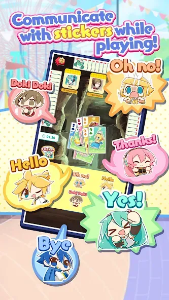 Взломанная Hatsune Miku Tycoon на Андроид — Безлимитные деньги и все улучшения — скриншот 3 Взломанная Hatsune Miku Tycoon на Андроид — Безлимитные деньги и все улучшения — скриншот 3