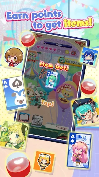 Взломанная Hatsune Miku Tycoon на Андроид — Безлимитные деньги и все улучшения — скриншот 4 Взломанная Hatsune Miku Tycoon на Андроид — Безлимитные деньги и все улучшения — скриншот 4