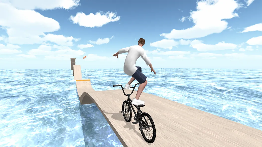 BMX Space — Взломанная версия (Безлимитные деньги и все трюки) — скриншот 4