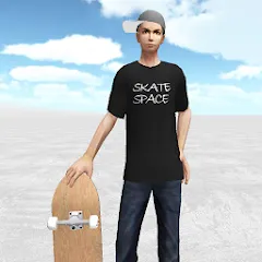 Skate Space — Мод: Безлимитные деньги и все трюки открыты