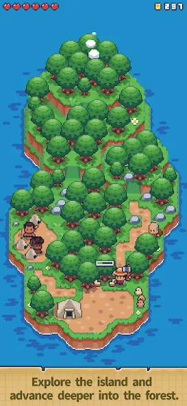 Скачать Tiny Island Survival — Последняя версия (Безлимитные ресурсы и здоровье) — скриншот 2 Скачать Tiny Island Survival — Последняя версия (Безлимитные ресурсы и здоровье) — скриншот 2