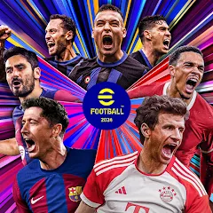 eFootball™ 2024 MOD APK на Android — Безлимитные монеты и премиум-игроки
