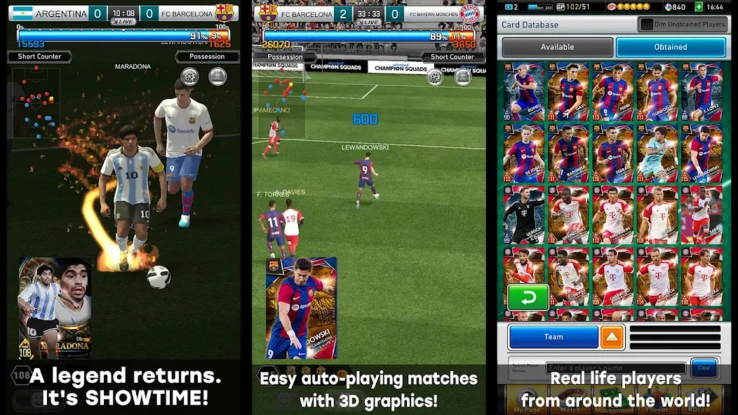 eFootball™ CHAMPION SQUADS на Андроид — Мод Безлимитные деньги и сильная команда — скриншот 2