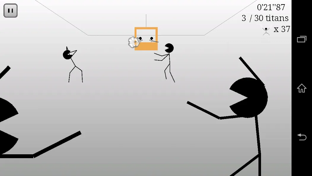 Stick of Titan — Взломанная версия (Безлимитная сила и все уровни открыты) — скриншот 3