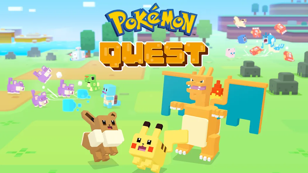 Скачать Pokémon Quest на Андроид — Безлимитные ресурсы и усиленные покемоны — скриншот 5