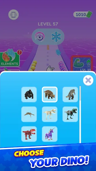 Dino Evolution Run 3D MOD APK на Android — Безлимитные деньги и усиленные динозавры — скриншот 4 Dino Evolution Run 3D MOD APK на Android — Безлимитные деньги и усиленные динозавры — скриншот 4