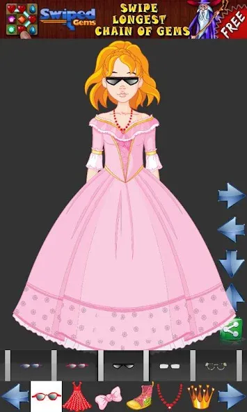 Скачать Dress up Princess for kids с модом — Все наряды разблокированы — скриншот 5