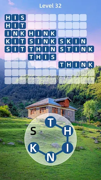 Скачать Zen Word® - Relax Puzzle Game — Последняя версия (Безлимитные подсказки и монеты) — скриншот 4