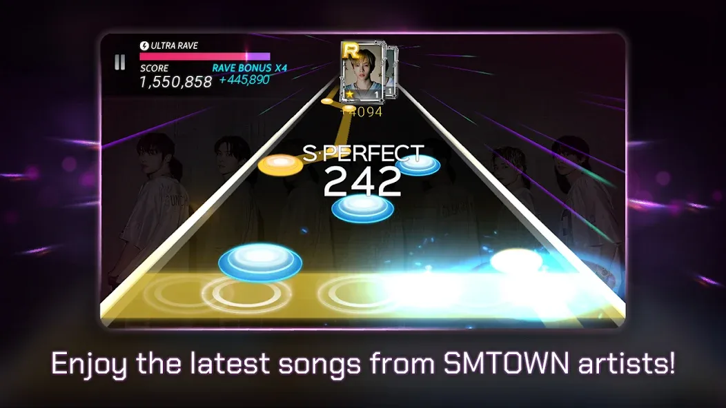 SUPERSTAR SMTOWN на Андроид — Безлимитные алмазы и открыты все песни — скриншот 3