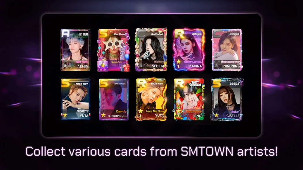 SUPERSTAR SMTOWN на Андроид — Безлимитные алмазы и открыты все песни — скриншот 5