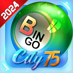 Скачать взломанную Bingo City 75 : Bingo & Slots — Безлимитные монеты и бонусы