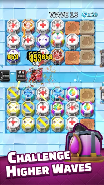 Tower Defense PvP:Tower Royale — Безлимитные монеты и усиленные башни — скриншот 2 Tower Defense PvP:Tower Royale — Безлимитные монеты и усиленные башни — скриншот 2