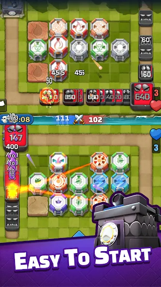 Tower Defense PvP:Tower Royale — Безлимитные монеты и усиленные башни — скриншот 3 Tower Defense PvP:Tower Royale — Безлимитные монеты и усиленные башни — скриншот 3