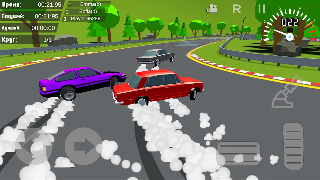 Взлом Drift in Car — Много денег и все машины открыты — скриншот 1