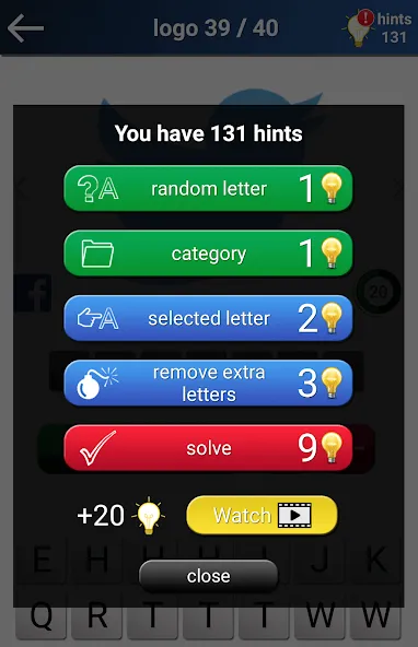 Скачать Quiz: Logo game — Открыты все уровни и подсказки — скриншот 4