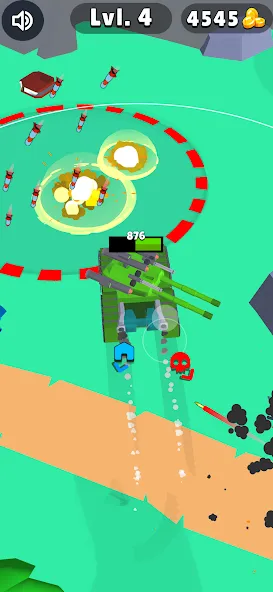 Скачать Tank Commander: Army Survival на телефон — Безлимитные ресурсы и усиленная броня — скриншот 4