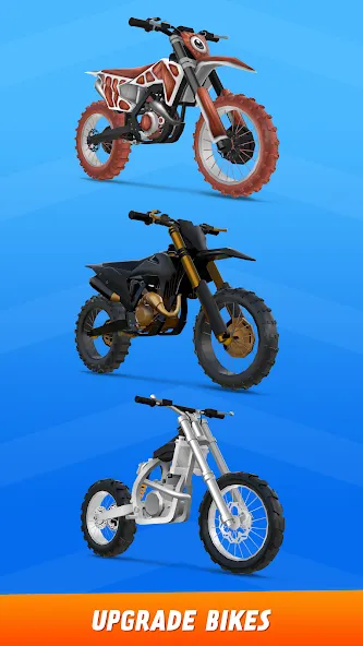 Скачать Max Air Motocross с модом — Безлимитные деньги и все мотоциклы — скриншот 4