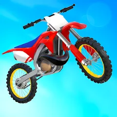 Скачать Max Air Motocross с модом — Безлимитные деньги и все мотоциклы