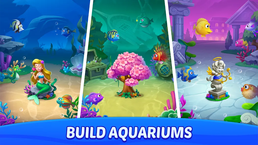 Скачать Block Puzzle Ocean — Последняя версия (Безлимитные подсказки и монеты) — скриншот 3