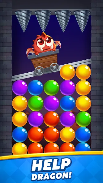Bubble Shooter MOD APK — Безлимитные жизни и бонусы — скриншот 3
