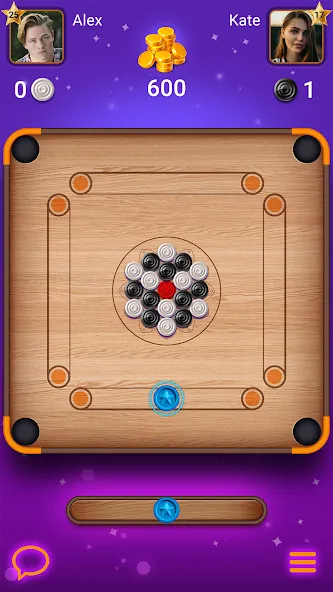Скачать взломанную Carrom Lure - Disc pool game — Безлимитные монеты и все уровни — скриншот 4