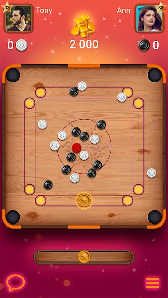 Скачать взломанную Carrom Lure - Disc pool game — Безлимитные монеты и все уровни — скриншот 5