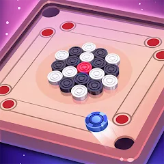 Скачать взломанную Carrom Lure - Disc pool game — Безлимитные монеты и все уровни
