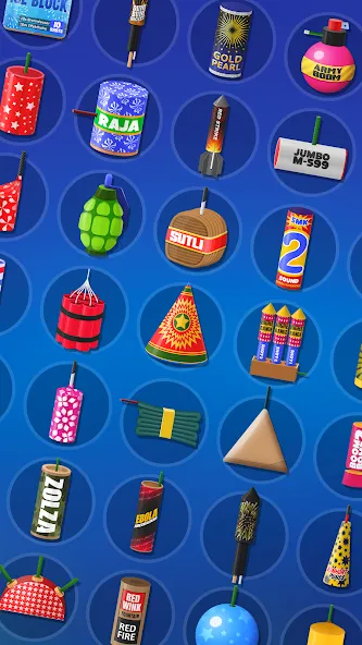 Diwali Firecrackers Simulator (Мод Неограниченные петарды и фейерверки) — скриншот 2