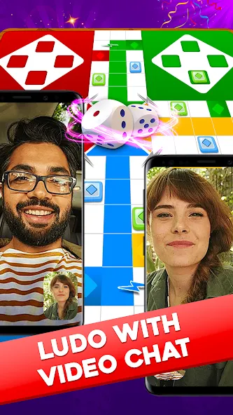 Ludo Lush-Game with Video Call Mod APK Безлимитные монеты и видеозвонки — Скачать на Андроид — скриншот 1