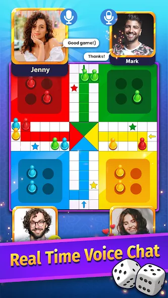Скачать Ludo Game COPLE - Voice Chat с модом — Голосовой чат и безлимитные монеты — скриншот 4 Скачать Ludo Game COPLE - Voice Chat с модом — Голосовой чат и безлимитные монеты — скриншот 4