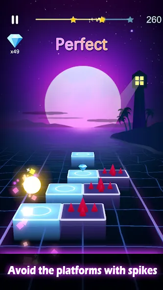 Скачать Music Crossing - The Horizon MOD APK — Музыкальные приключения без ограничений — скриншот 2