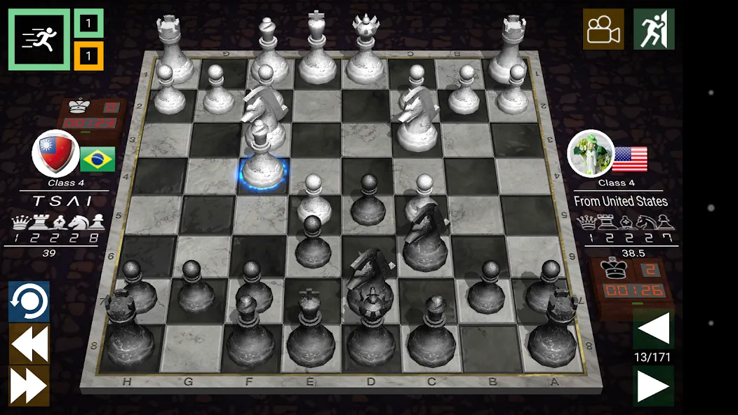 Скачать World Chess Championship на Android — Безлимитные подсказки и отмена ходов — скриншот 3