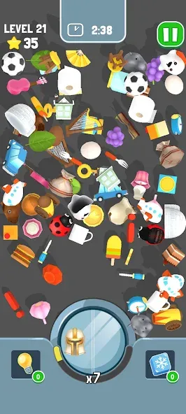 Match 3D Puzzle Master MOD APK на Android — Без рекламы и подсказки доступны — скриншот 5