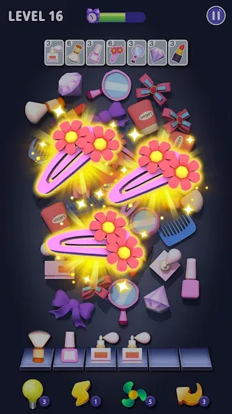 Скачать Matching Fun: Match Triple 3D — Последняя версия (Безлимитные подсказки и монеты) — скриншот 3 Скачать Matching Fun: Match Triple 3D — Последняя версия (Безлимитные подсказки и монеты) — скриншот 3