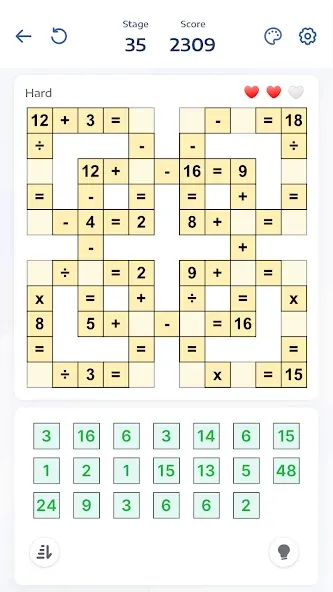 Скачать Crossmath - Math Puzzle Games — Последняя версия (Безлимитные подсказки и отмена ходов) — скриншот 1 Скачать Crossmath - Math Puzzle Games — Последняя версия (Безлимитные подсказки и отмена ходов) — скриншот 1