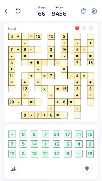 Скачать Crossmath - Math Puzzle Games — Последняя версия (Безлимитные подсказки и отмена ходов) — скриншот 2 Скачать Crossmath - Math Puzzle Games — Последняя версия (Безлимитные подсказки и отмена ходов) — скриншот 2