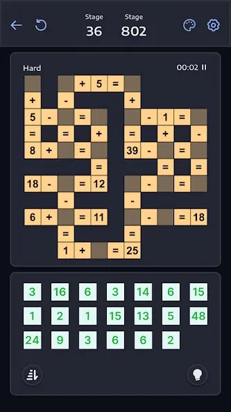 Скачать Crossmath - Math Puzzle Games — Последняя версия (Безлимитные подсказки и отмена ходов) — скриншот 5 Скачать Crossmath - Math Puzzle Games — Последняя версия (Безлимитные подсказки и отмена ходов) — скриншот 5