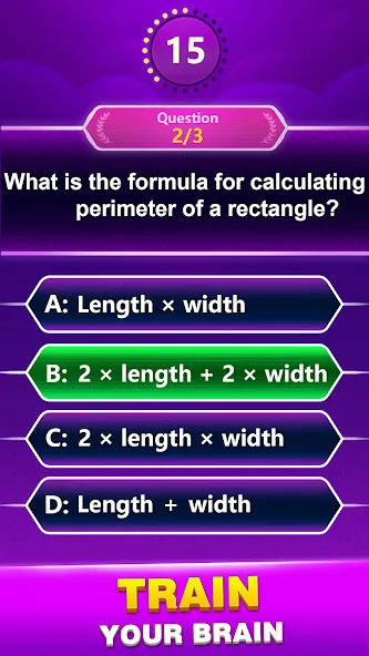 Скачать Math Trivia - Quiz Puzzle Game — Последняя версия (Безлимитные подсказки и открыты все уровни) — скриншот 3