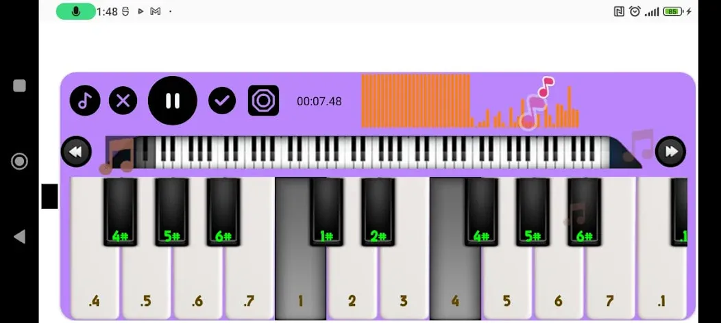 Melodica Simulator Mod APK Все мелодии разблокированы и бесконечные ноты — Скачать на Андроид — скриншот 1