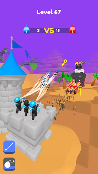 Merge Archers: Bow and Arrow на Андроид — Безлимитные монеты и усиленный урон — скриншот 2 Merge Archers: Bow and Arrow на Андроид — Безлимитные монеты и усиленный урон — скриншот 2
