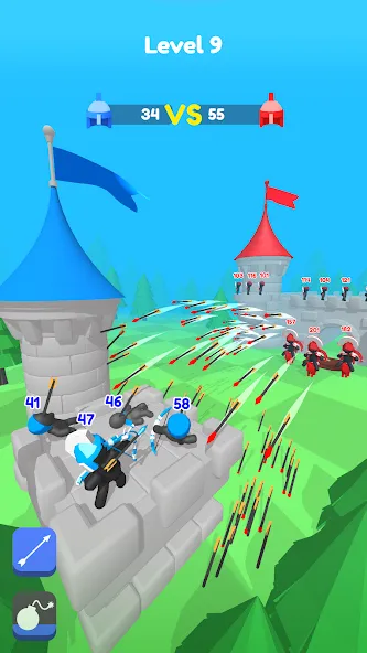 Merge Archers: Bow and Arrow на Андроид — Безлимитные монеты и усиленный урон — скриншот 3 Merge Archers: Bow and Arrow на Андроид — Безлимитные монеты и усиленный урон — скриншот 3