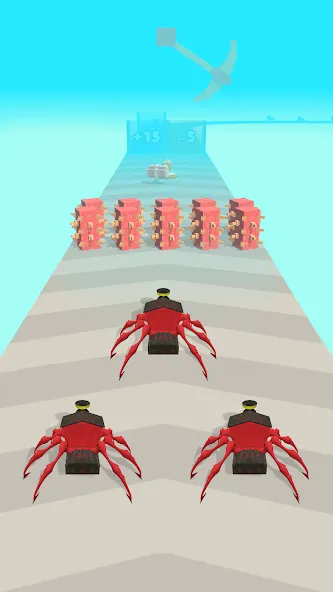 Скачать Merge Spider Train — Модификация Безлимитные деньги и ресурсы — скриншот 1