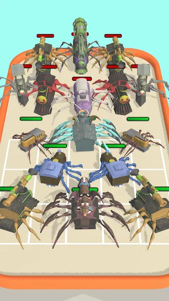 Скачать Merge Spider Train — Модификация Безлимитные деньги и ресурсы — скриншот 3